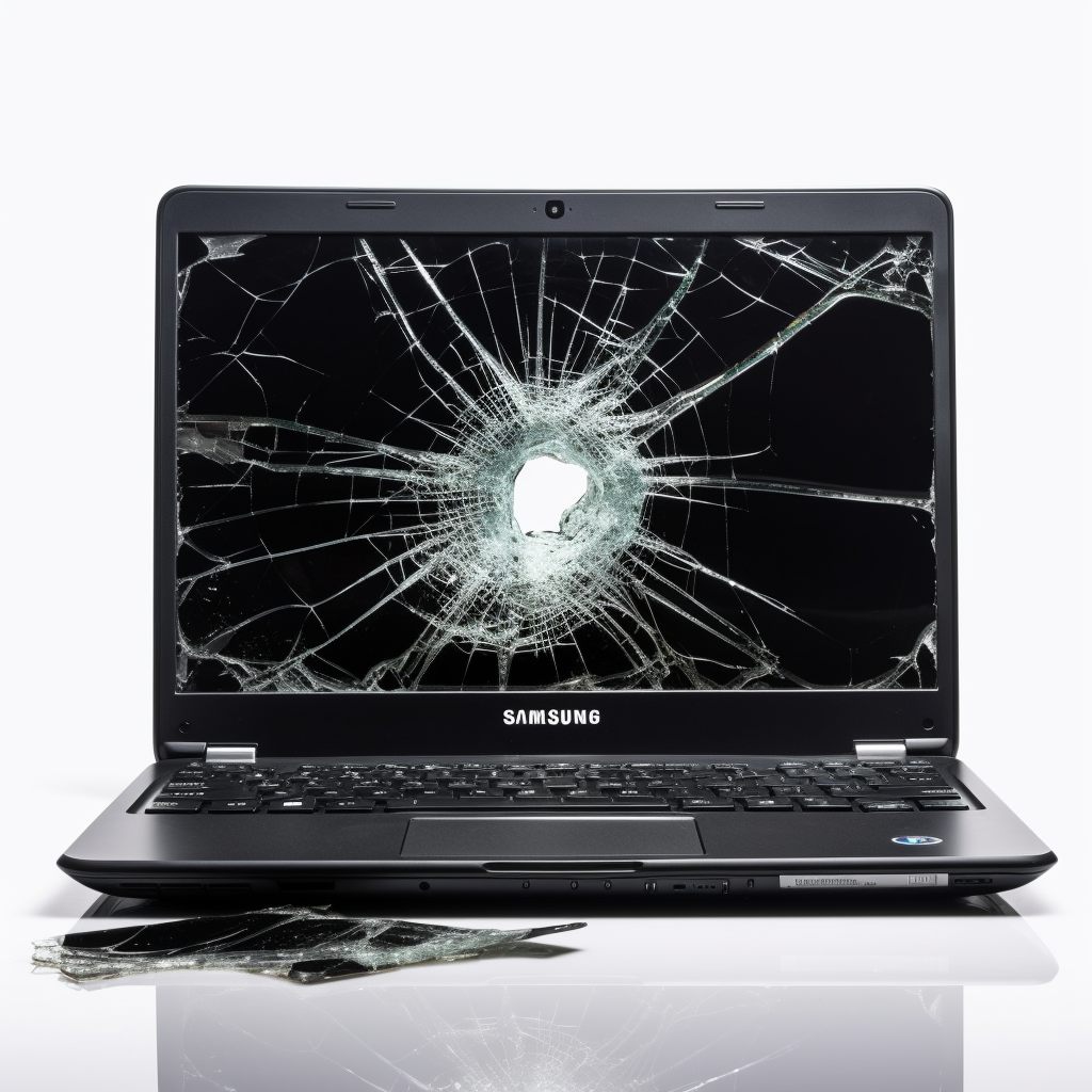 Samsung laptop cracked screen repair Singapore